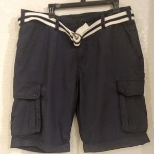 ROCAWEAR NAVY BLUE MEN SHORTS